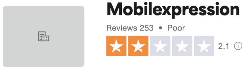 Mobilexpression reviews on Trustpilot