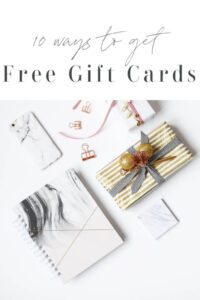 20 ways to get free gift cards online