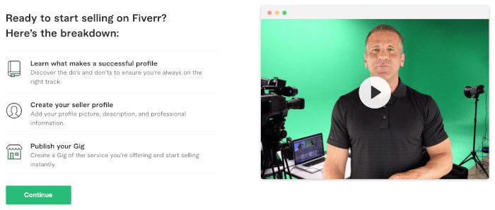 How to start selling on Fiverr