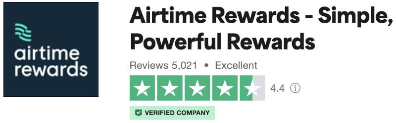 Airtime Rewards reviews on Trustpilot