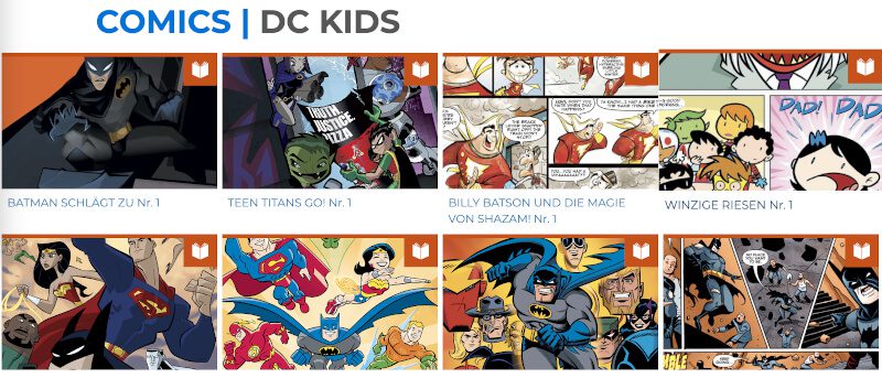 DC kids homepage