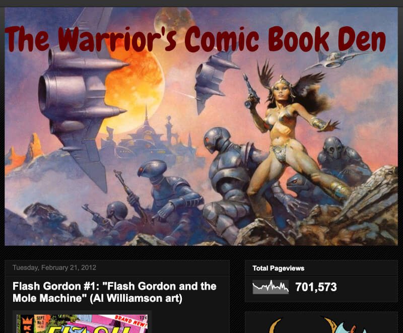 Warrior Den homepage