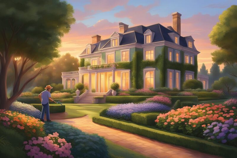 Estate caretaker working for a wealthy family