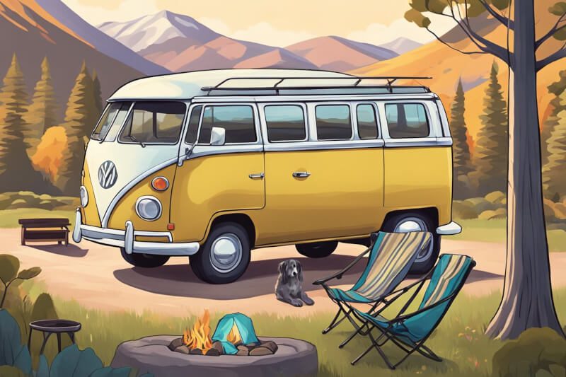 People living in a van