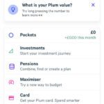 Plum app dashboard