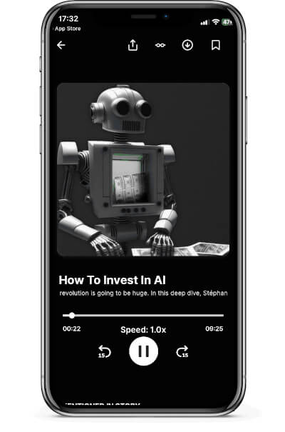 Audio content on Finimize