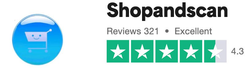Shopandscan reviews on Trustpilot